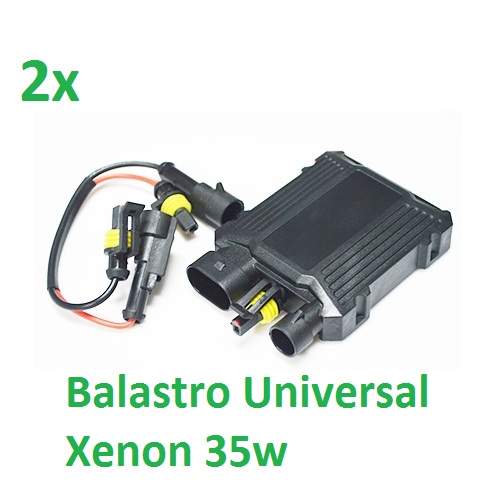 pack de 2 balastros xenon hid universal 35w repuesto recambio para kit xenon encendido rapido transformador h7 h1 h3 h4 h11 h9