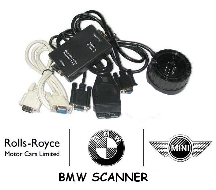 bmw scanner 1.3.6 diagnosis incluye conector  obd2 y 20 pin redondo capot serie 7 5 3 e38 e39 e46 e53 x5 e83 x3 e85 z4 leer y borrar errores motor airbag