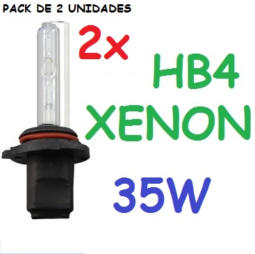 2 x D3S xenón bombilla 35W 6000K xenón blanco, Reemplace la bombilla de  xenón del kit de xenón del automóvil Luz de carretera o luz de cruce para  faros de xenón 