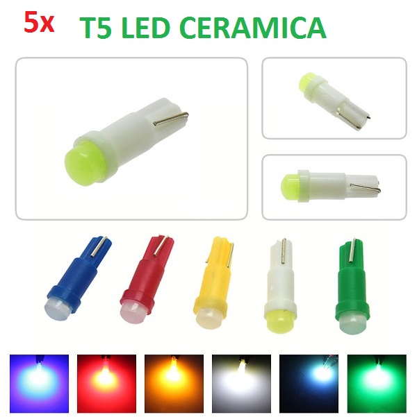 Pack De 10 Bombillas LED SMD Azules Para Iluminación Del Cuadro De Instrumentos De Volkswagen T5