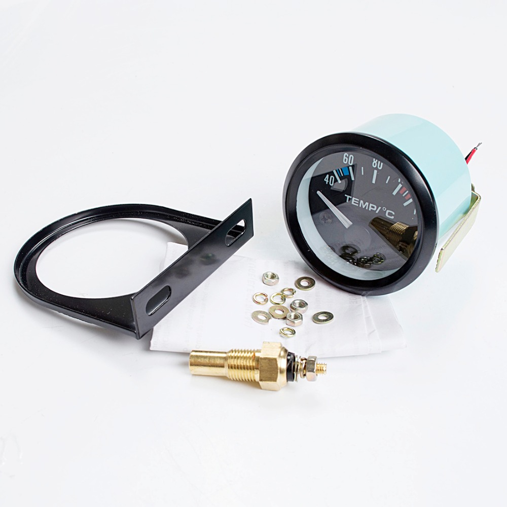 Marcador Temperatura del Agua Coche Reloj Universal Gasolina